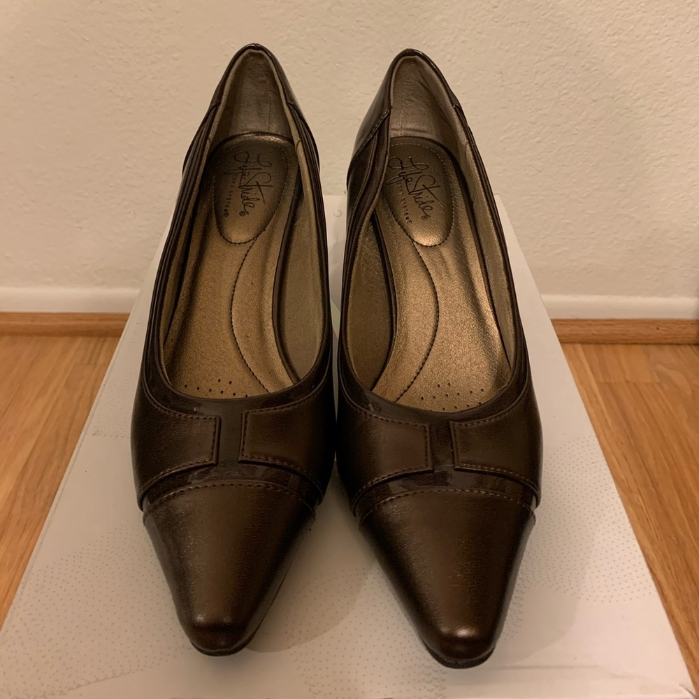 Karlyle Bronze High Heels